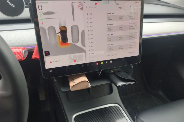 Used Tesla Model Y 2023 Rear-Wheel-Drive Version Audio And AC Panel