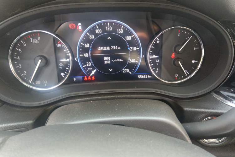 Used Buick Regal 2020 GS 28T Prestige Model Odometer Close Up