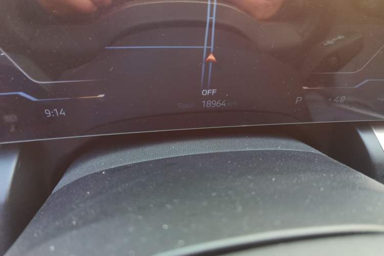 Used BMW i5 2024 eDrive 35L Prestige Luxury Package Odometer Close Up