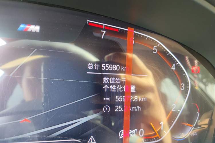 Used BMW 5 Series 2022 Revised Version 3 530Li Luxury Edition M Sport Package Odometer Close Up