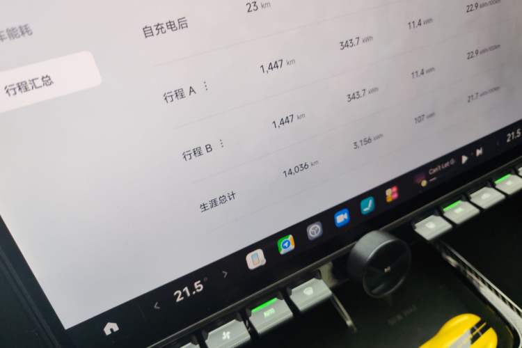 Used Xiaomi Auto SU7 Ultra 2025 Ultra Model Odometer Close Up