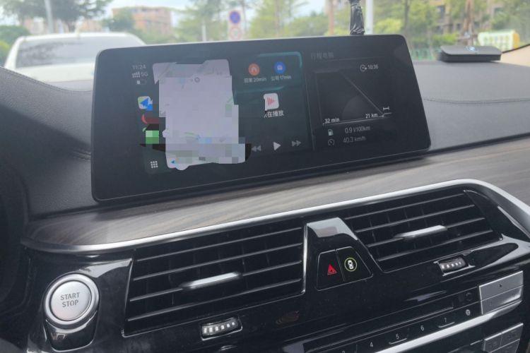 Used BMW 5 Series New Energy 2019 530Le Luxury Package Audio And AC Panel