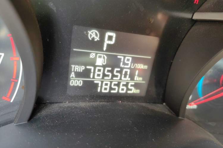 Used Chevrolet Cavalier 2018 320 Automatic Xinyue Edition Odometer Close Up