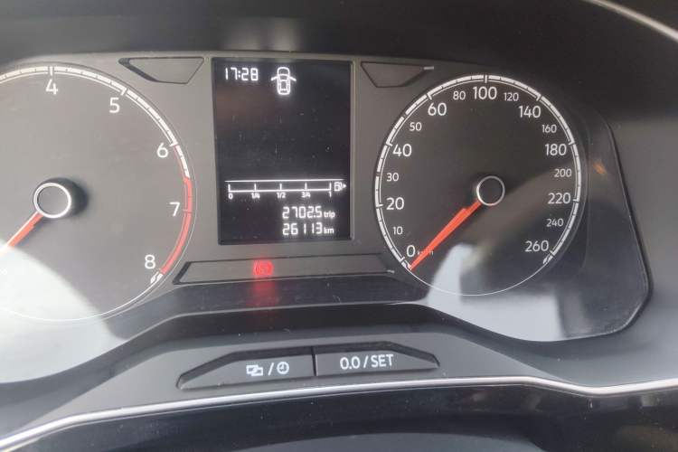 Used Jetta VS5 2023 280TSI Automatic Enjoyment Model Odometer Close Up