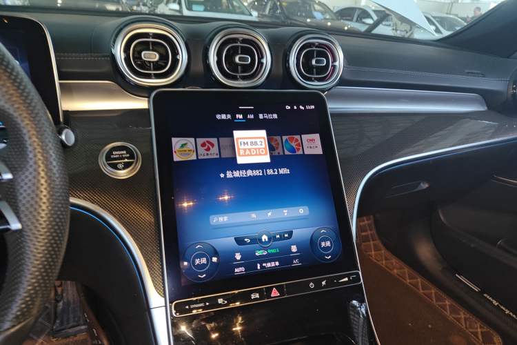 Used Mercedes-Benz C-Class 2022 Restyled C 260 L Sport Edition Audio And AC Panel