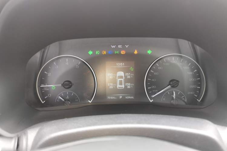 Used Wey VV5 2020 1.5T Two-Wheel Drive Color Pioneer Instrument Cluster