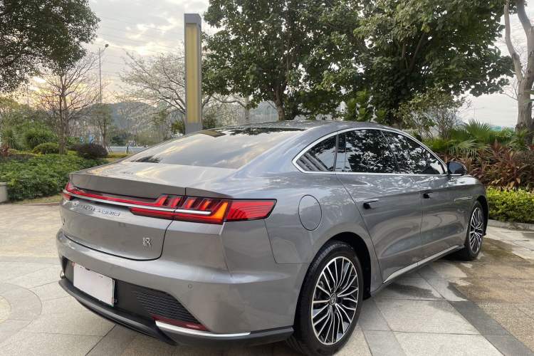 Used BYD Han 2020 EV Long-Range Luxury Model Rear Right 45 Deg