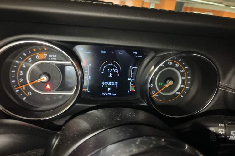 Used Jeep Wrangler 2021 2.0T Sahara Four-Door Edition Instrument Cluster