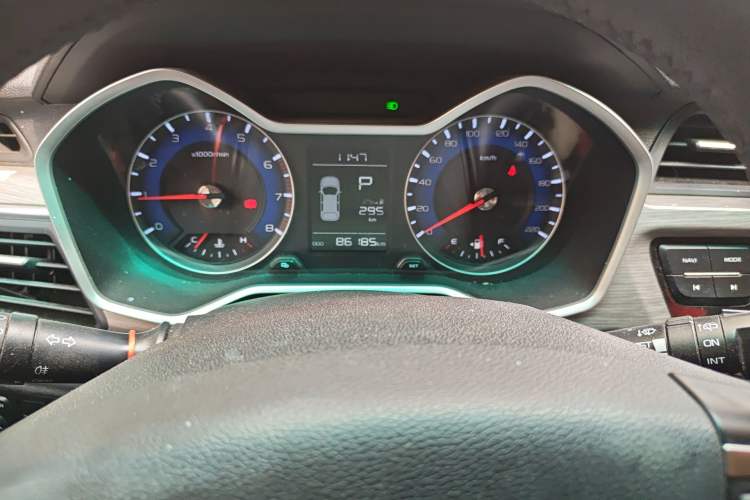 Used Geely Auto Vision X3 2017 1.5L Automatic Luxury Model Odometer Close Up