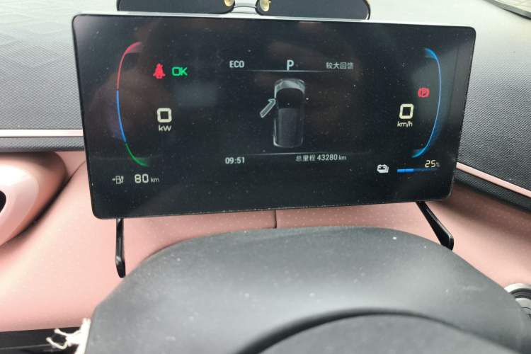 Used BYD Seagull 2023 Free Edition Odometer Close Up