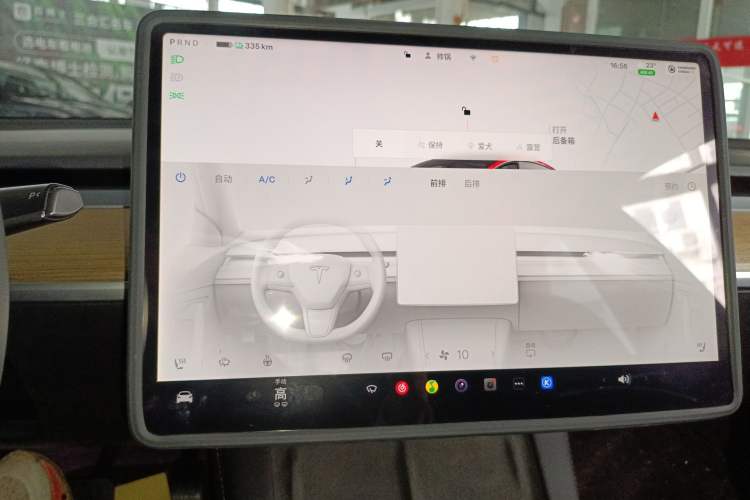 Used Tesla Model 3 2022 Rear-Wheel-Drive Version Audio And AC Panel