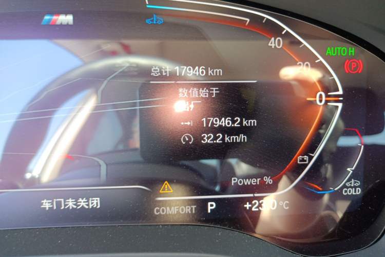 Used BMW 5 Series 2023 530Li Leading Edition Luxury Package Odometer Close Up