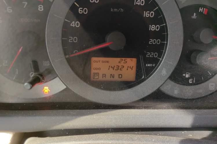 Used Toyota RAV4 2011 2.0L Automatic Classic Edition Odometer Close Up