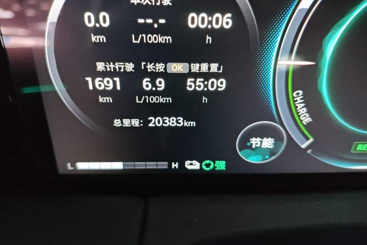 Used GAC Trumpchi M8 2024 Master Series Super Hybrid Edition Odometer Close Up