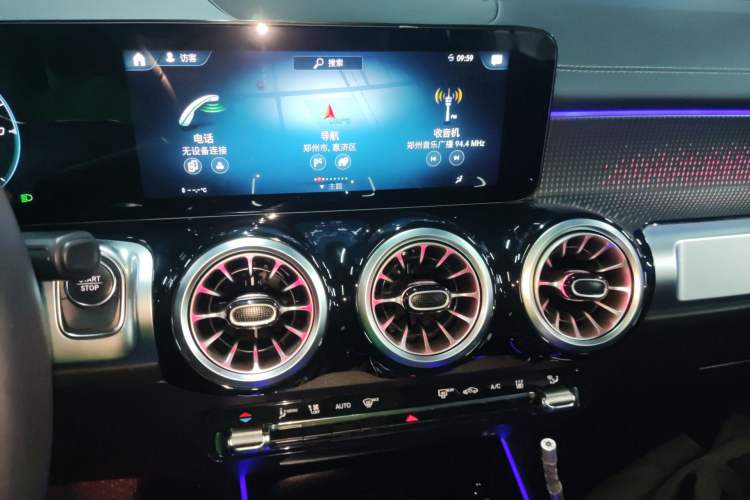 Used Mercedes-Benz EQB 2022 EQB 260 Audio And AC Panel