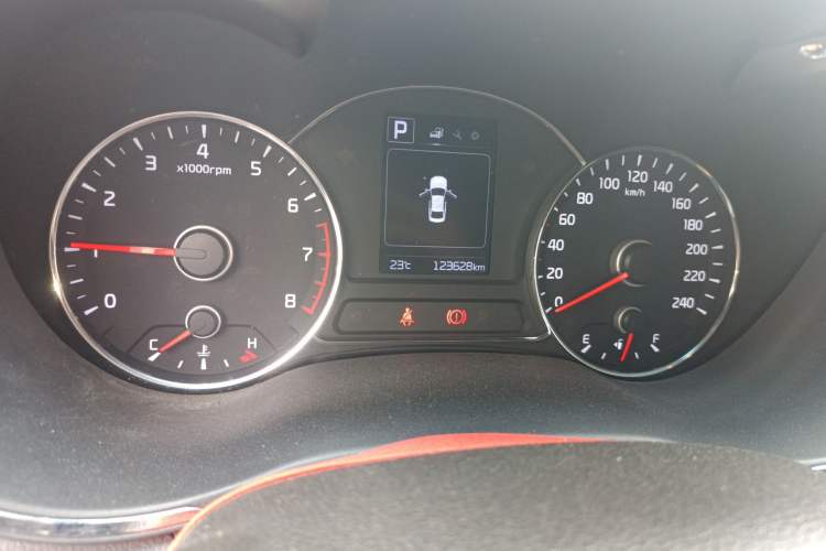 Used Kia K3 2016 1.6L Automatic GLS Odometer Close Up