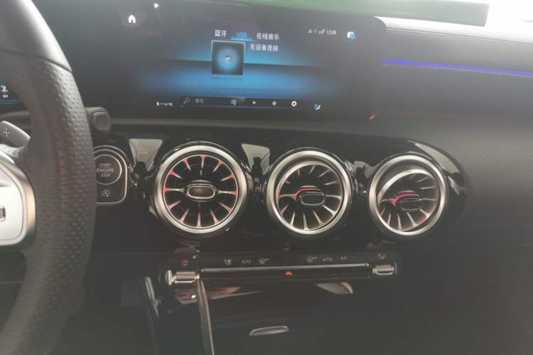 Used Mercedes-Benz A-Class 2022 Restyled A 200 L Sport Sedan Dynamic Version Audio And AC Panel