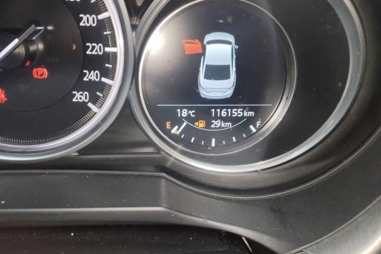 Used Mazda Atenza 2021 2.0L Blue Sky Luxury Edition Odometer Close Up