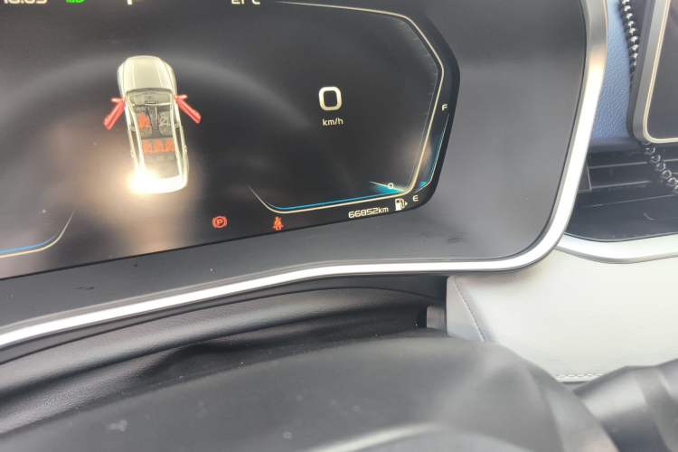 Used Geely Auto Preface 2021 2.0TD Flagship Edition Odometer Close Up