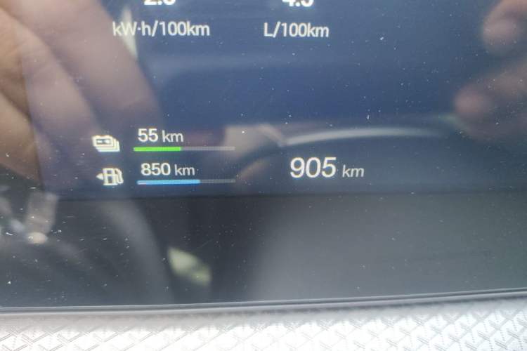 Used BYD Song Pro New Energy 2026 Model DM-i 133KM Superior Version Odometer Close Up