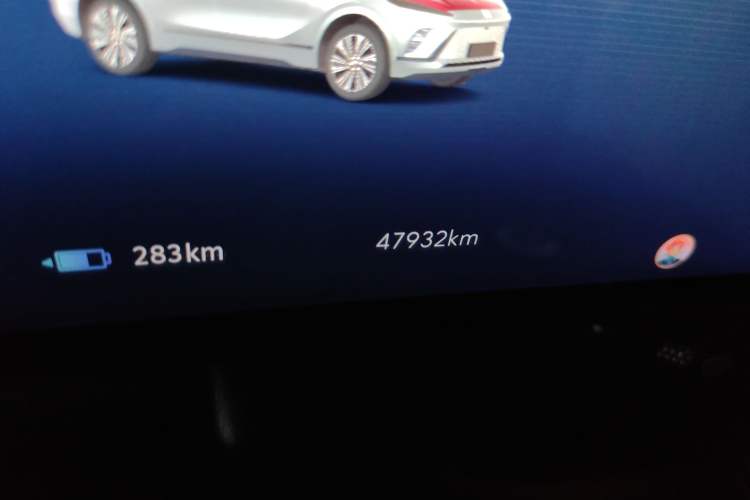 Used Buick E5 2023 Pioneer Edition Odometer Close Up