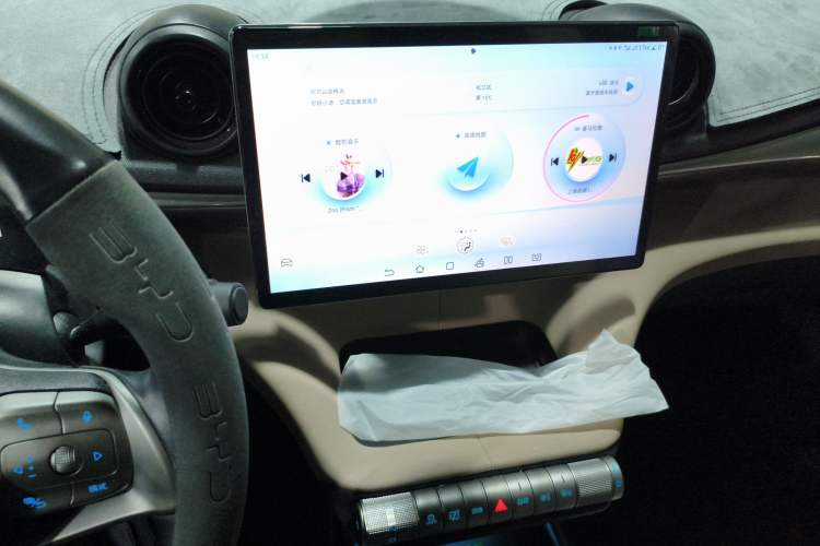 Used BYD Dolphin 2023 420 km Free Version Audio And AC Panel