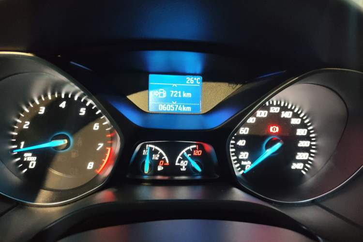 Used Ford Focus 2012 Sedan 1.6L Manual Fashion Edition Odometer Close Up