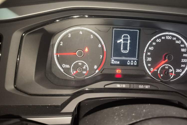 Used Volkswagen Polo 2019 Plus 1.5L Automatic Panoramic Enjoyment Edition Odometer Close Up