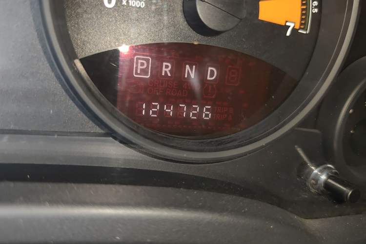 Used Jeep Patriot 2014 2.4L Sport Edition Odometer Close Up