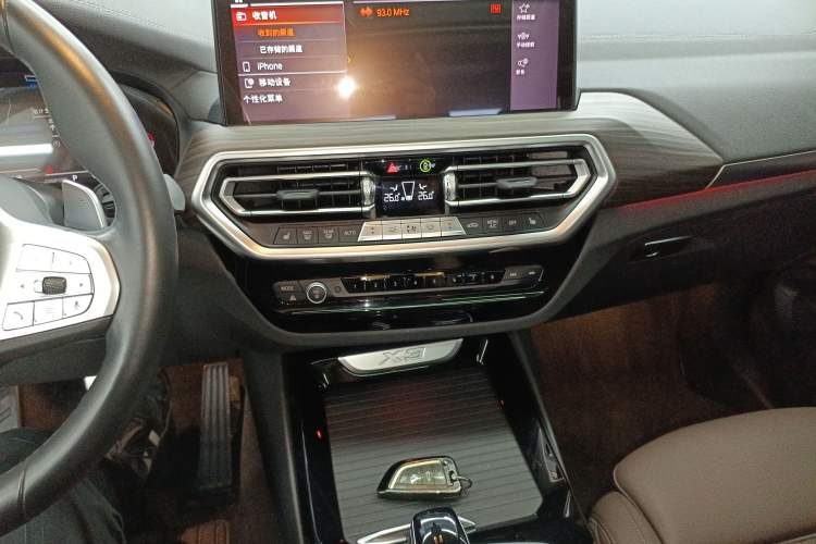 Used BMW X3 2023 xDrive30i Leading Model M Night Edition Package Audio And AC Panel