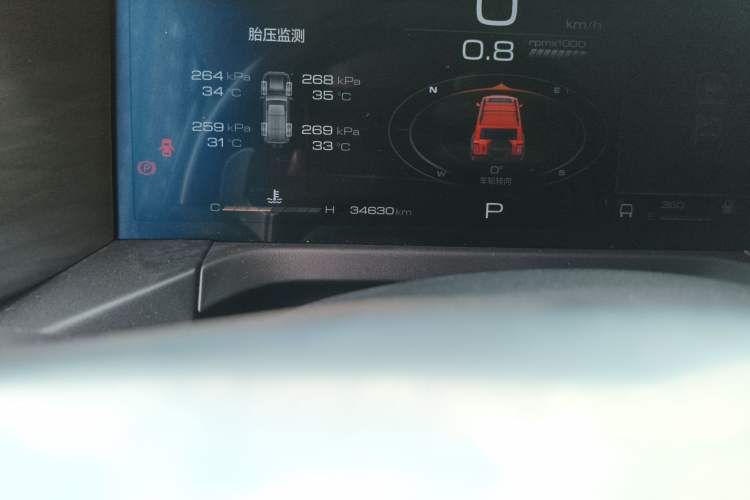 Used Tank 300 2024 2.0T Conqueror Odometer Close Up