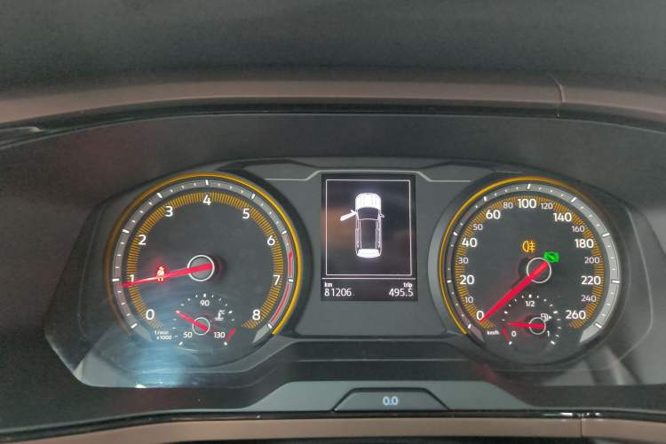 Used Volkswagen Tharu 2020 280TSI Two-Wheel Drive Luxury Plus Version China VI Standard Instrument Cluster