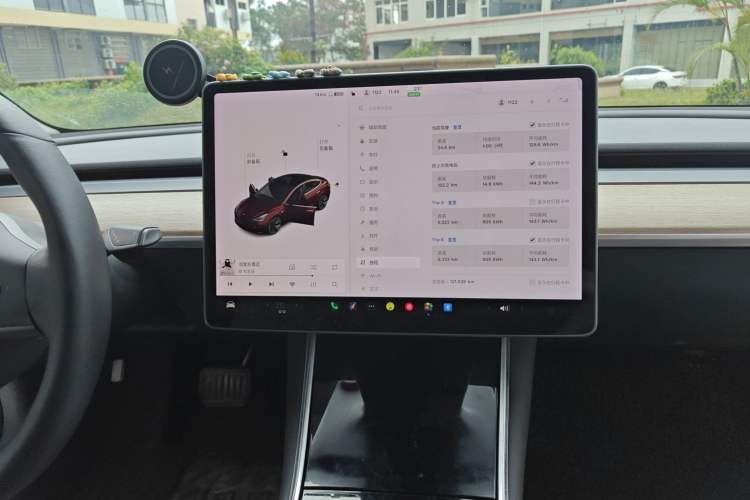 Used Tesla Model 3 2020 Standard Range Rear-Wheel Drive Upgraded Version Audio And AC Panel