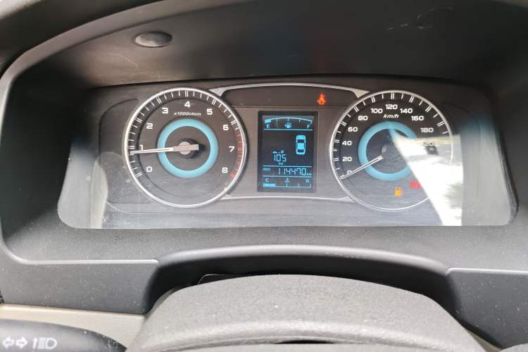 Used Geely Auto Vision 2015 1.5L Manual Elite Model Odometer Close Up