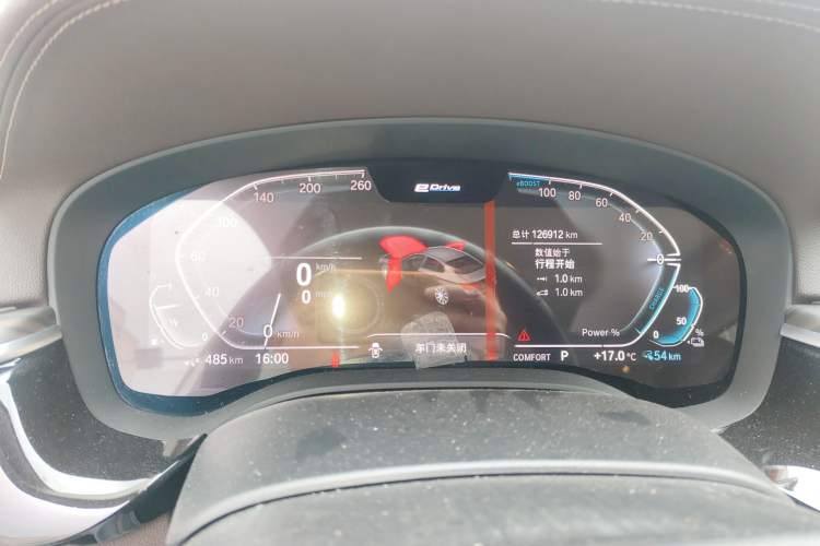 Used BMW 5 Series New Energy 2020 Mileage Upgrade Version 530Le Luxury Package Odometer Close Up