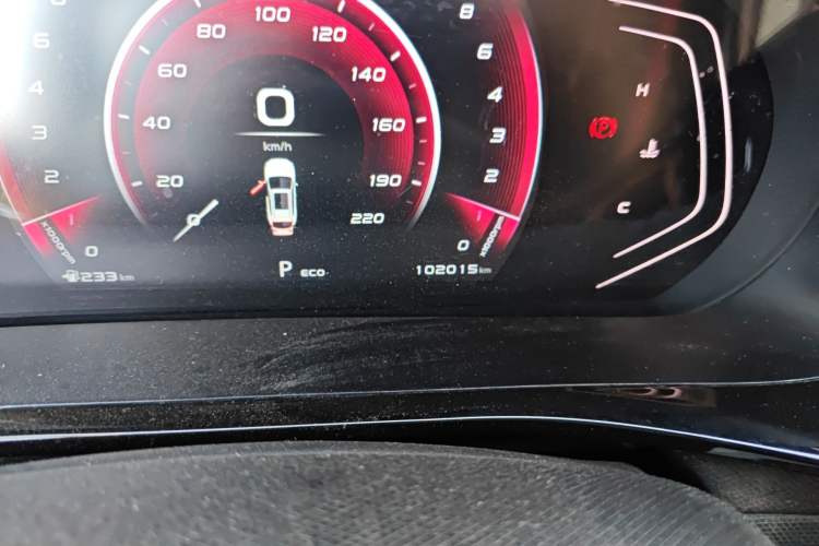 Used CHANGAN OSHAN X5 2021 1.5T DCT Prestige Edition Odometer Close Up