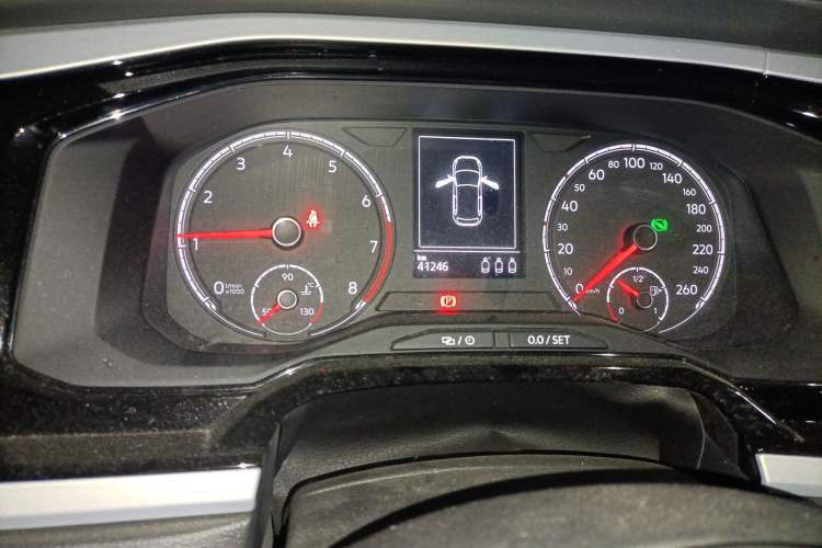 Used Volkswagen Polo 2021 Plus 1.5L Automatic Colorful Tech Edition Odometer Close Up