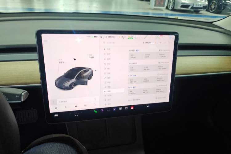 Used Tesla Model 3 2021 Standard Range Rear-Drive Upgraded Version Audio And AC Panel