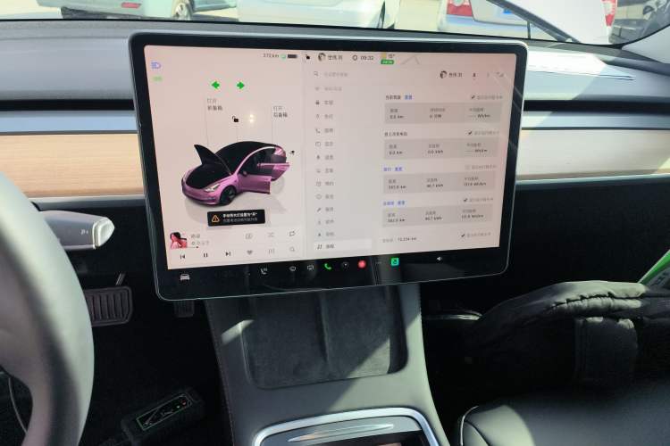 Used Tesla Model 3 2022 Rear-Wheel-Drive Version Audio And AC Panel