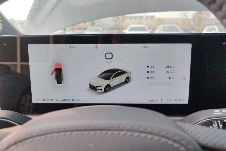 Used VOYAH PASSION 2024 PHEV Four-Wheel Drive Ultra-Long Range Flagship Model Instrument Cluster