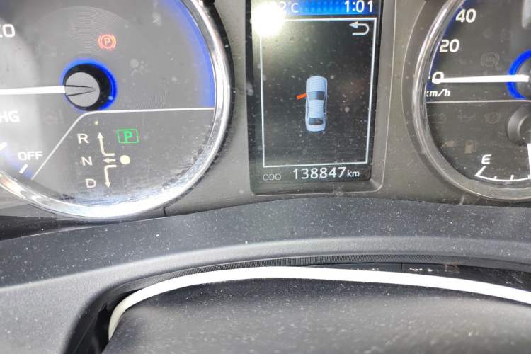 Used Toyota Levin Hybrid E+ 2019 1.8L PH GS E-CVT Elite Edition Odometer Close Up