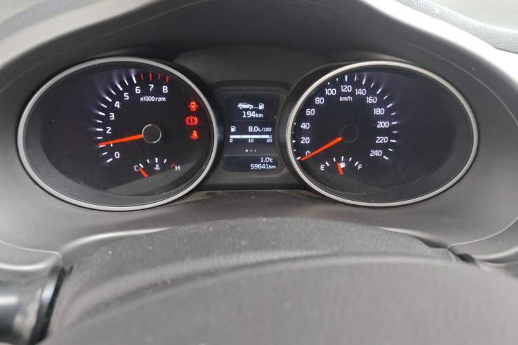 Used Kia Sportage R 2016 2.0L Manual Two-Wheel Drive GL Trim Odometer Close Up