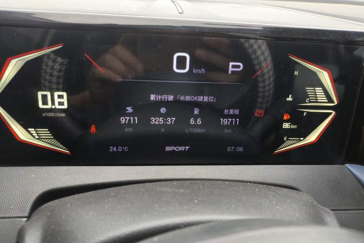 Used GAC Trumpchi GS3 2023 Shadow Speed 270T Enjoyment Edition Instrument Cluster