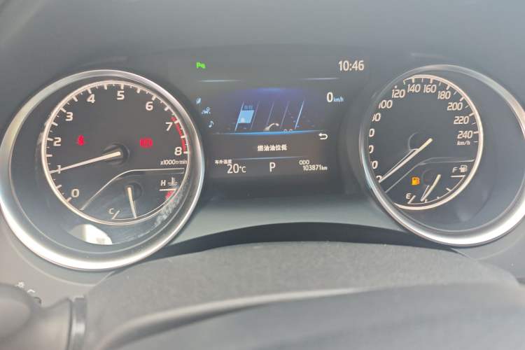 Used Toyota Camry 2019 2.5G Luxury Edition China V Standard Odometer Close Up