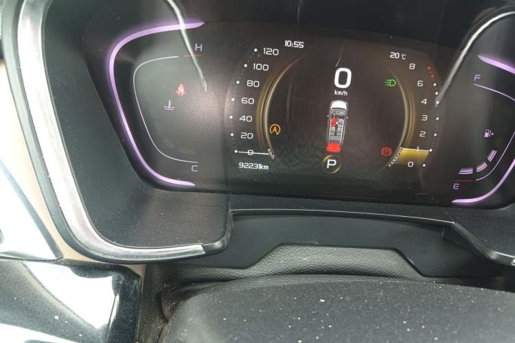 Used Geely Auto Jiajie 2019 1.5TD MHEV DCT Luxury Edition Odometer Close Up