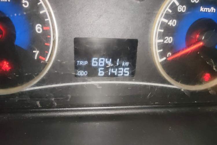 Used Dongfeng Fengon 330 2014 1.3L Manual Utility Version DK13-07 Odometer Close Up