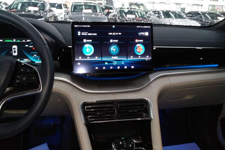 Used BYD Song PLUS New Energy 2021 DM-i 110KM Flagship PLUS Audio And AC Panel