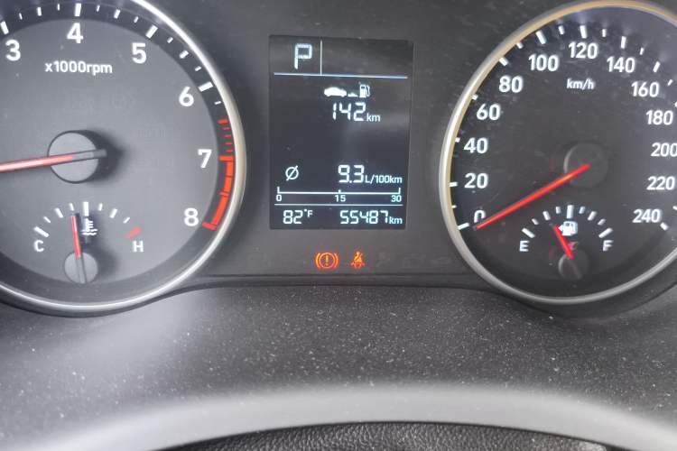 Used Hyundai Celesta 2018 1.6L Automatic GL Enjoyment Edition China VI compliant Odometer Close Up