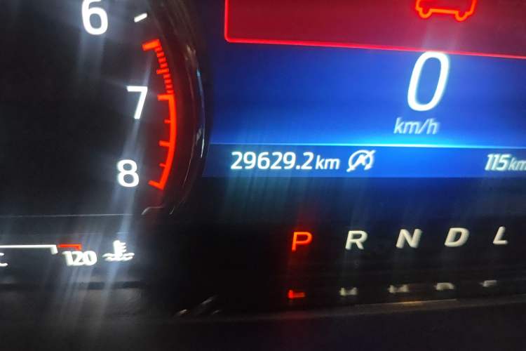 Used Ford Escape 2020 EcoBoost 245 Four-Wheel Drive Titanium Edition Odometer Close Up