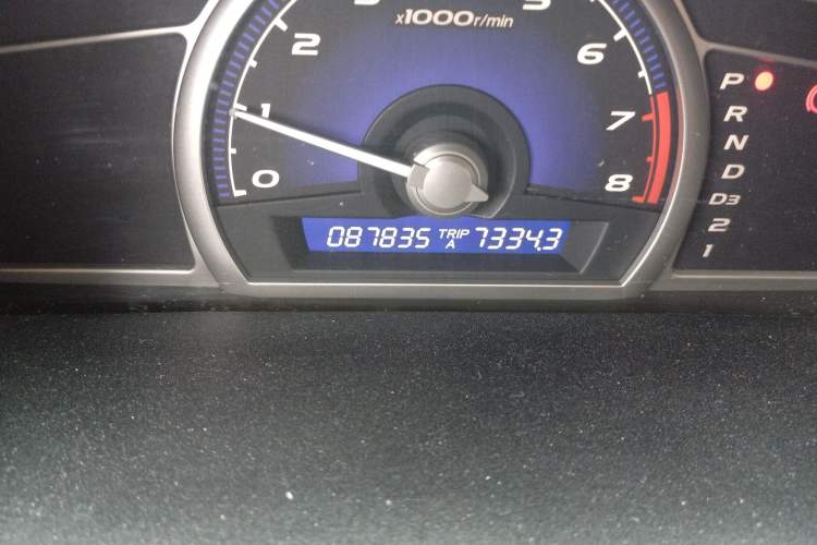 Used Honda Civic 2009 1.8L Automatic Classic Edition Odometer Close Up